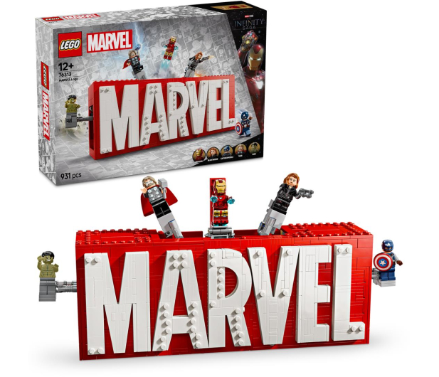 LEGO Marvel 76313 Logo MARVEL z minifigurkami - 1284142 - zdjęcie 3
